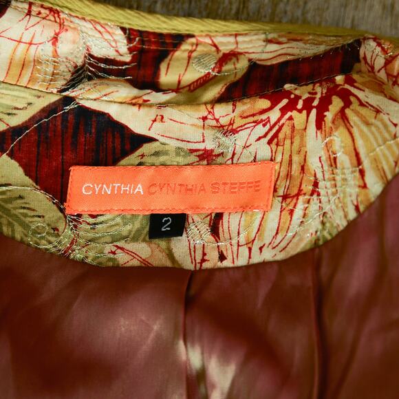 Cynthia Steffe Vintage Lace embroidered blazer jacket size 2 XS - Picture 5 of 7